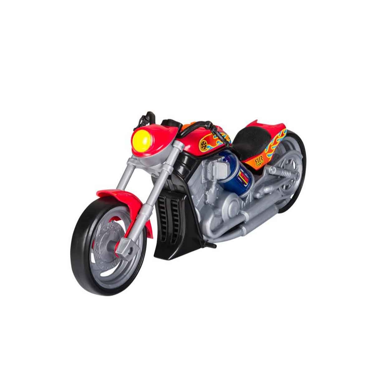 رود ريبرز دراجة نيترو بيرناوت تشوبر بإضاءة وأصوات متنوعة للأولاد، عمر 3-4 سنوات