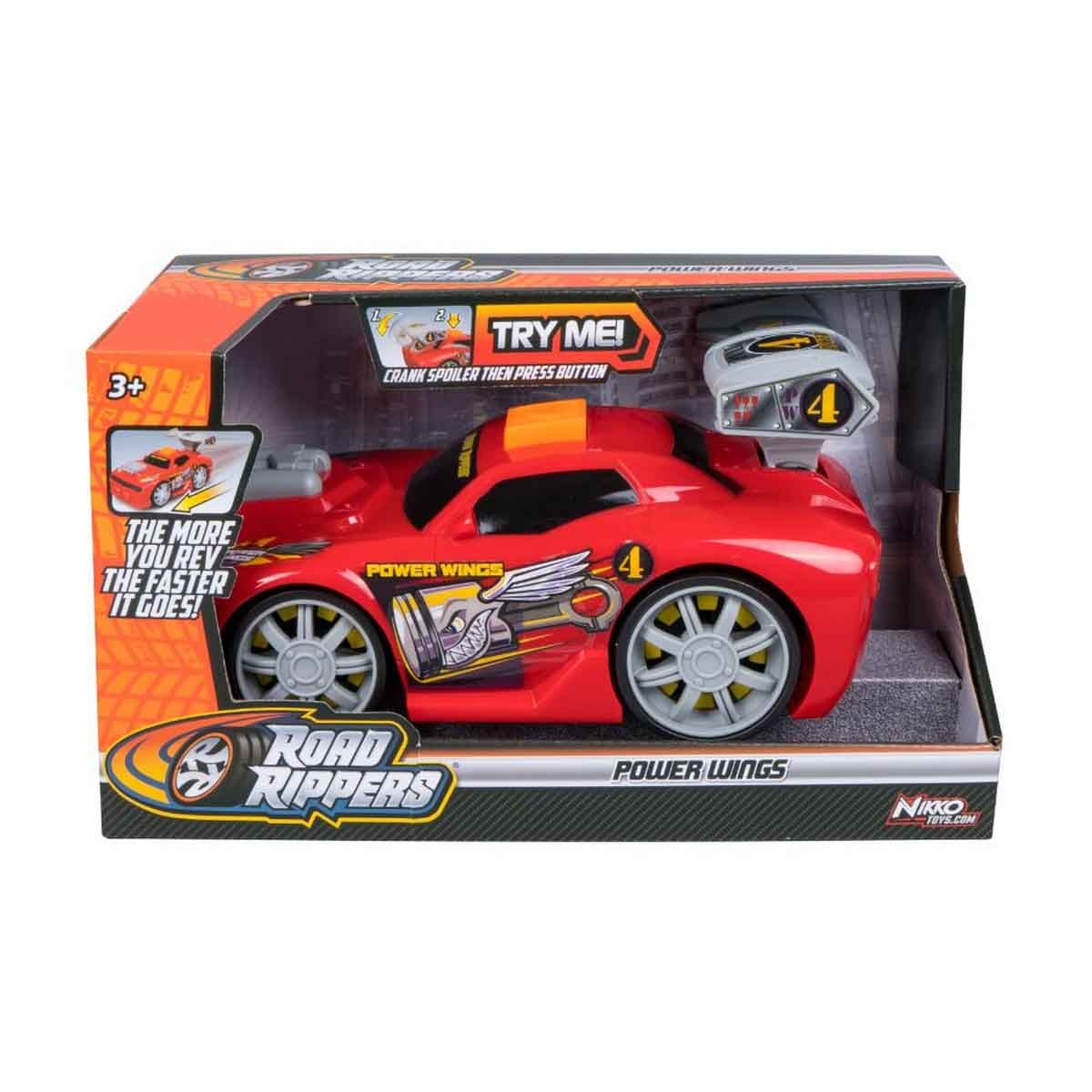 رود ريبرز سيارة باور وينج متنوعة للأولاد، عمر 3-4 سنوات