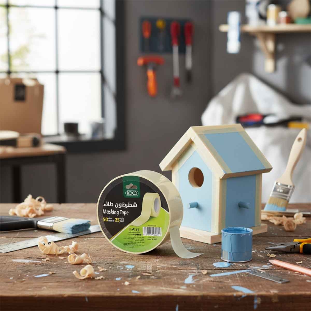 روكو أقلام حبر جاف قابلة للسحب أزرق 0.7 ملم مجموعة 5 قطع