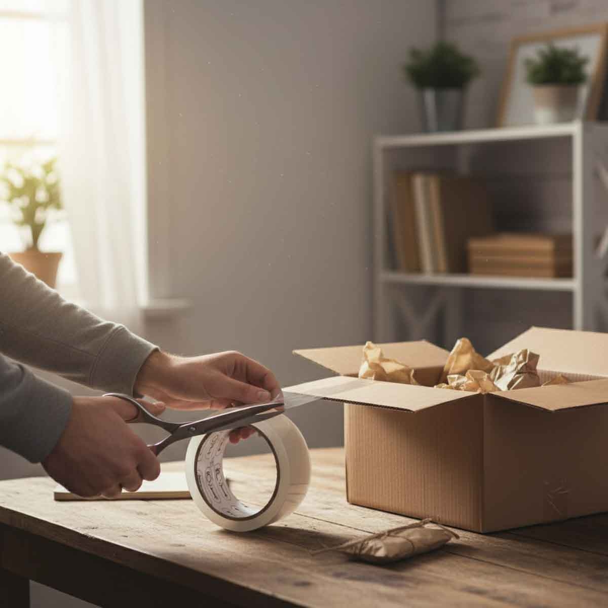 روكو شريط لاصق بلاستيك شفاف 0.98 × 50 ياردة