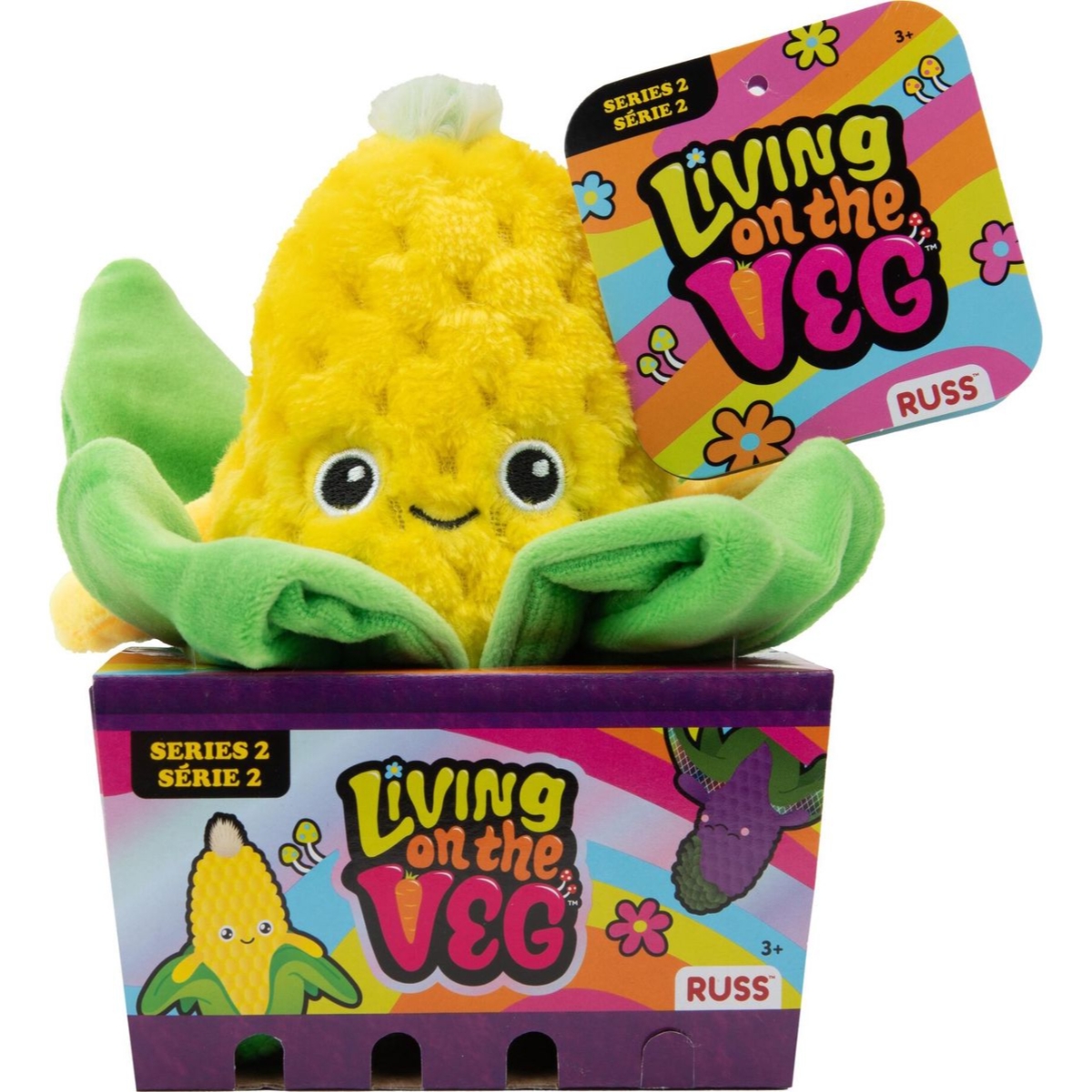 روس لعبة محشوة ليفينج أون ذا فيج كوميز متنوعة بحجم 6 إنش للجنسين، 3-4 سنوات