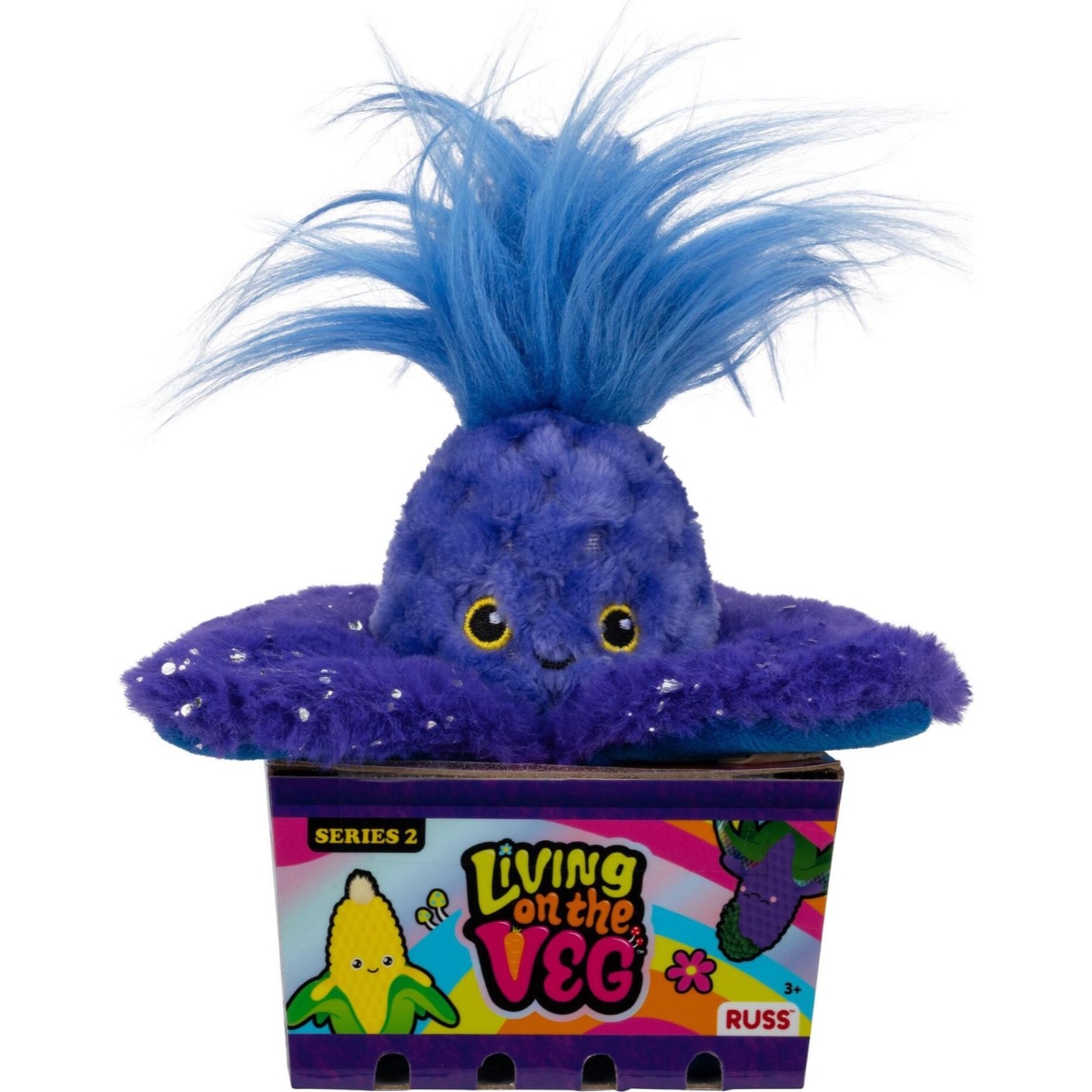 روس لعبة محشوة ليفينج أون ذا فيج كوميز متنوعة بحجم 6 إنش للجنسين، 3-4 سنوات