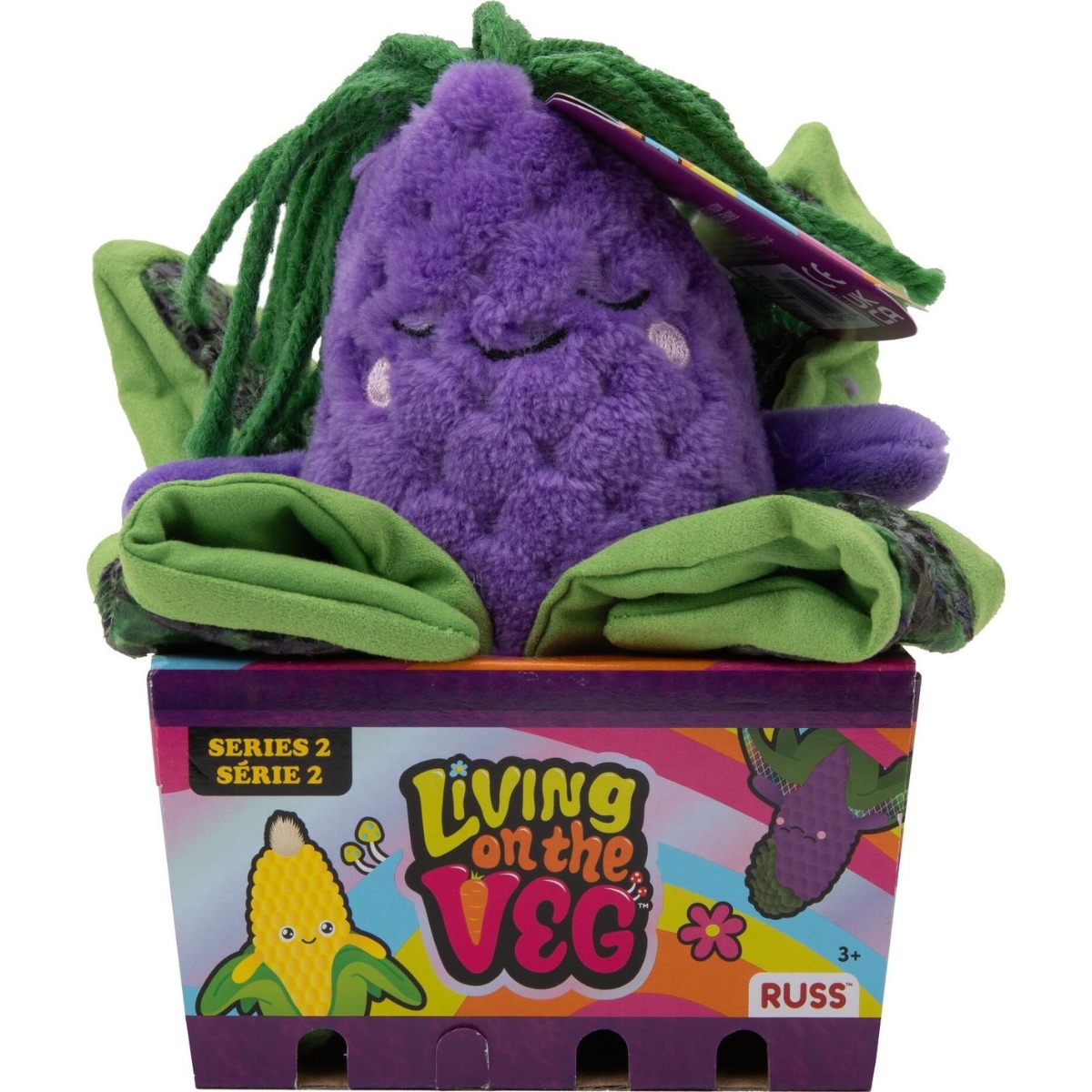 روس لعبة محشوة ليفينج أون ذا فيج كوميز متنوعة بحجم 6 إنش للجنسين، 3-4 سنوات