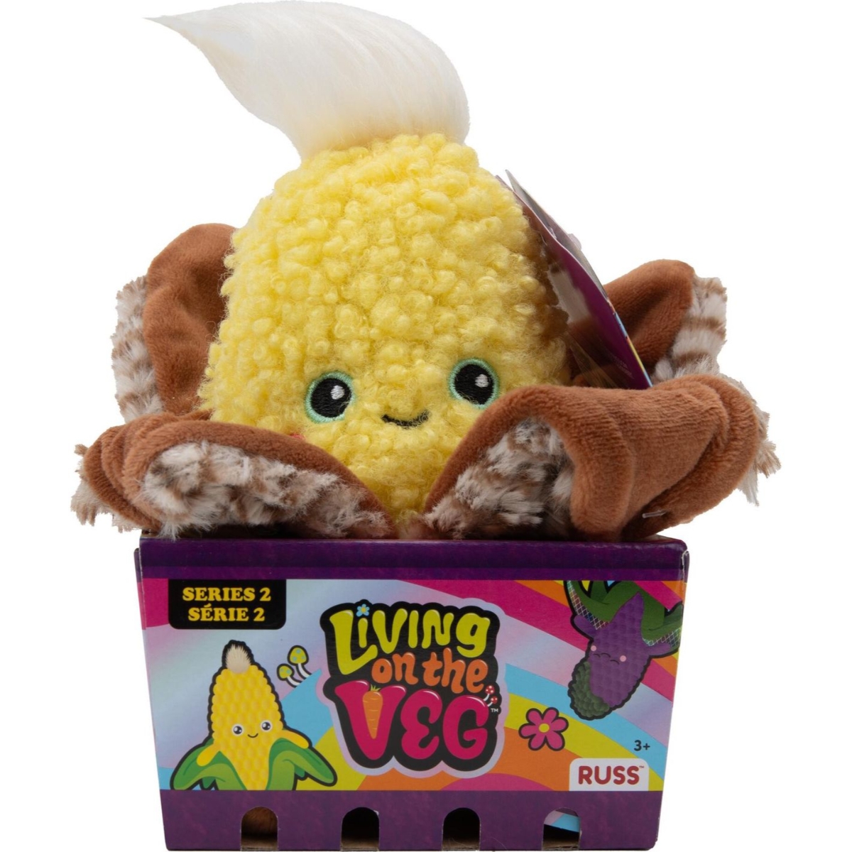 روس لعبة محشوة ليفينج أون ذا فيج كوميز متنوعة بحجم 6 إنش للجنسين، 3-4 سنوات