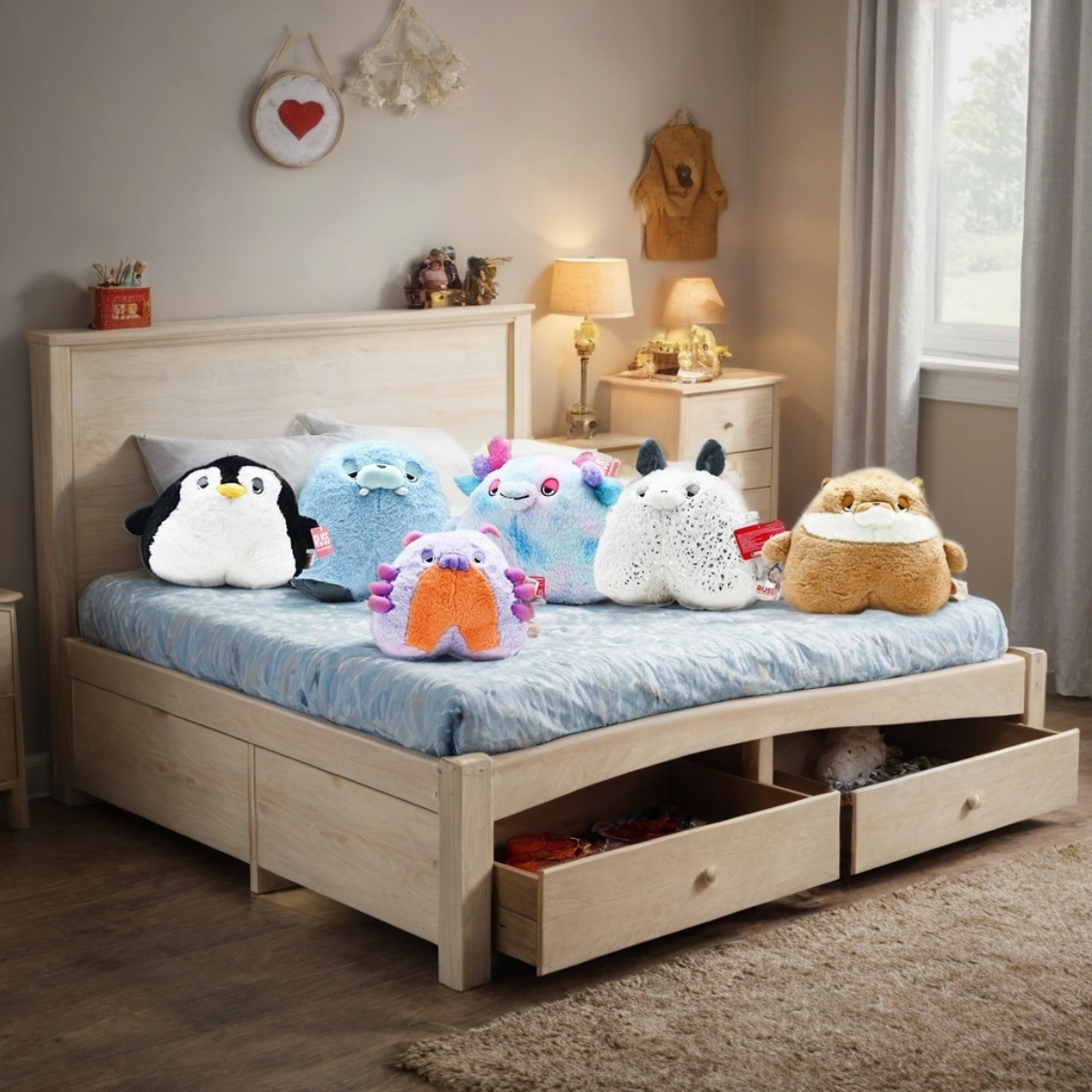 روس دمية محشوة مخلوقات بحرية متنوعة ديدريمرز 9 إنش للجنسين، 3-4 سنوات