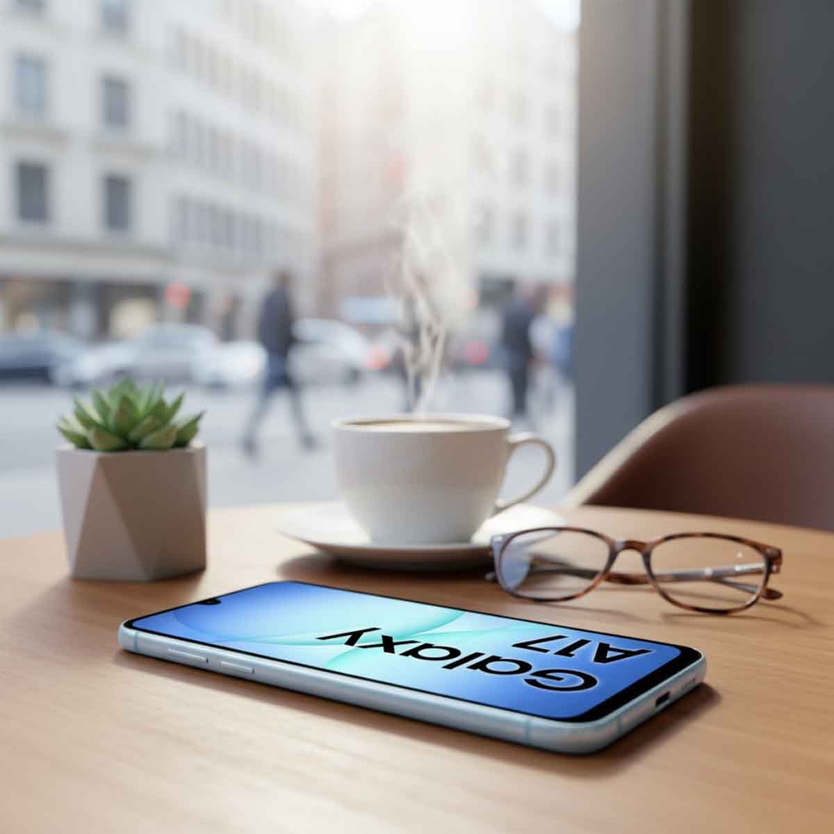 سامسونج جالاكسي A17 4G جوال أندرويد 4 جيجابايت رام 128 جيجابايت