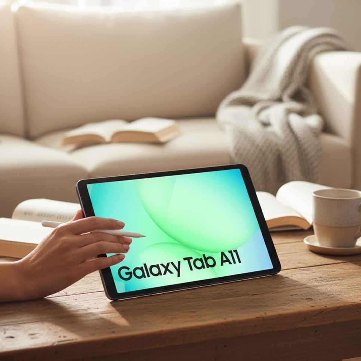 سامسونج جالاكسي تاب A11 واي فاي جهاز لوحي أندرويد 4 جيجابايت رام 64 جيجابايت