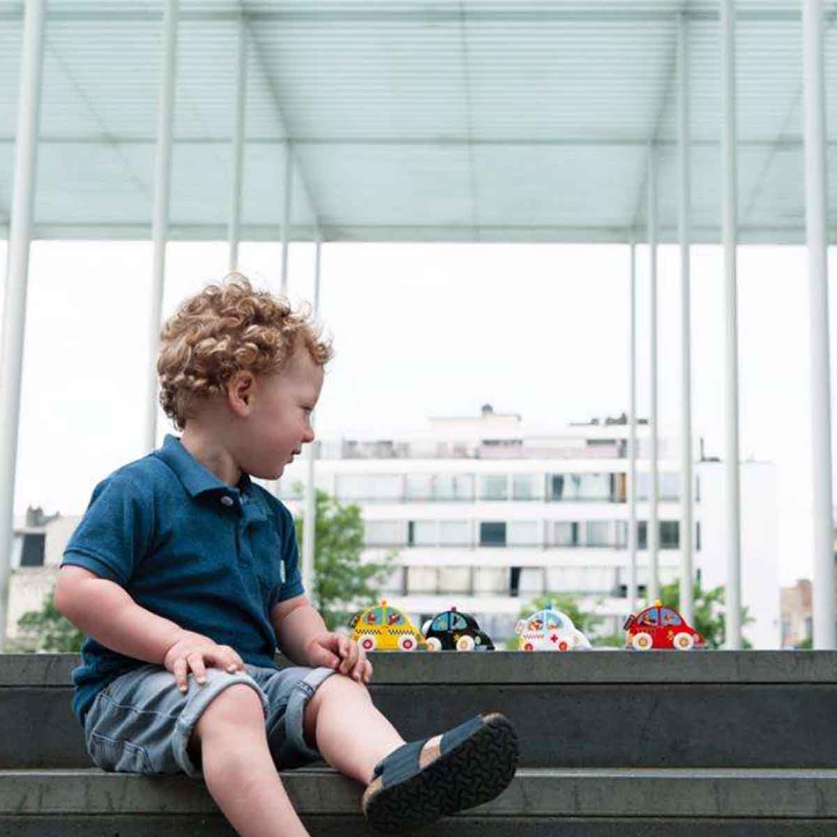 سكرتش يوروب سيارة متنوعة خشبية للجنسين 3 - 4 سنوات