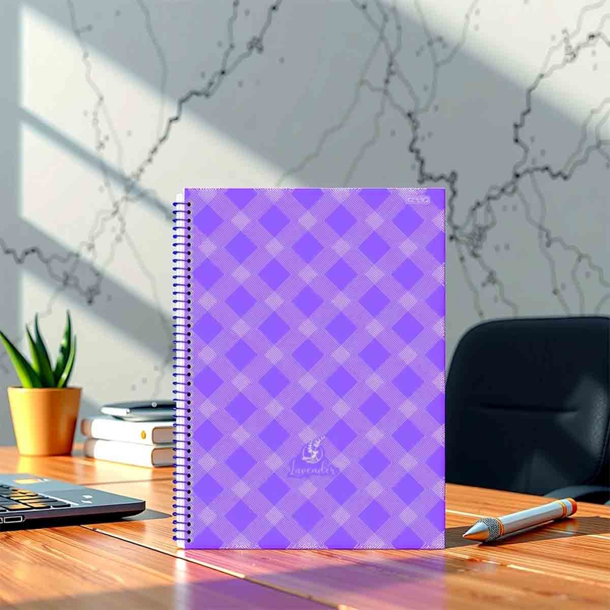 إس دي إنوفاسوس غرافيكا دفتر حلزوني LV مكون من 80 ورقة