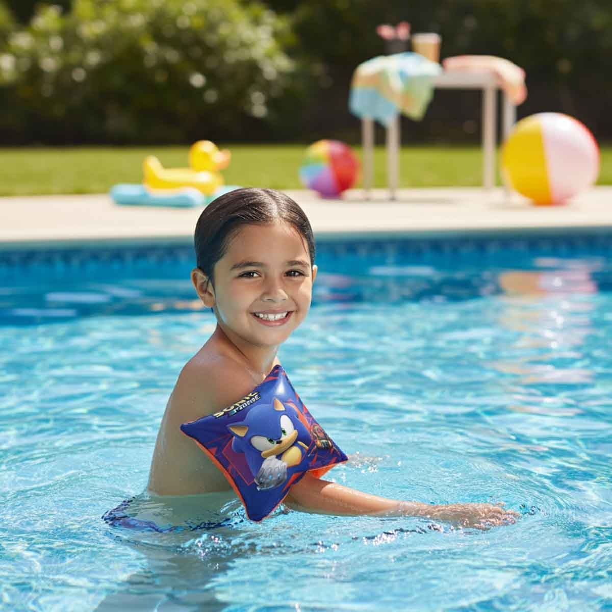 سونيك برايم عوامات للذراع للأولاد، 3-4 سنوات