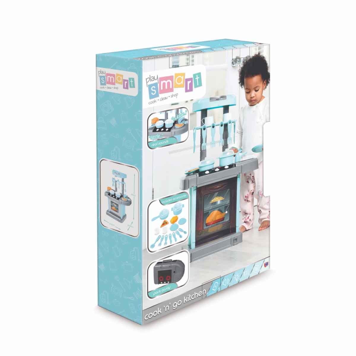 سمارت كوك آند غو مجموعة مطبخ للبنات، من عمر 3-4 سنوات