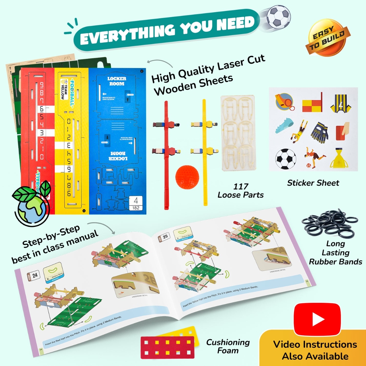 سمارتيفيتي لعبة فوسبول للجنسين، 8-10 سنوات