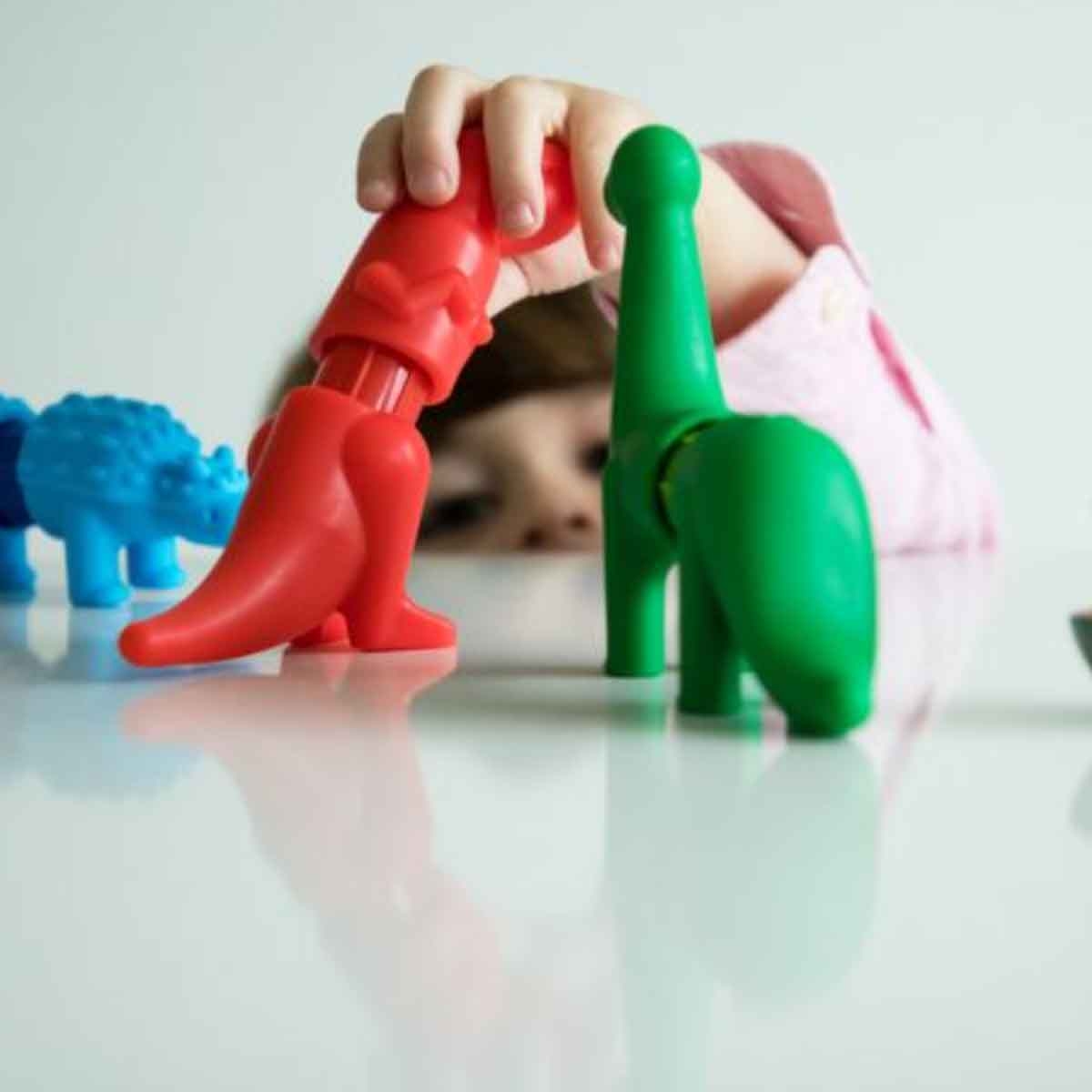 سمارت ماكس مجموعة بناء مغناطيسية ديناصوراتي الأولى للجنسين 3 - 4 سنوات