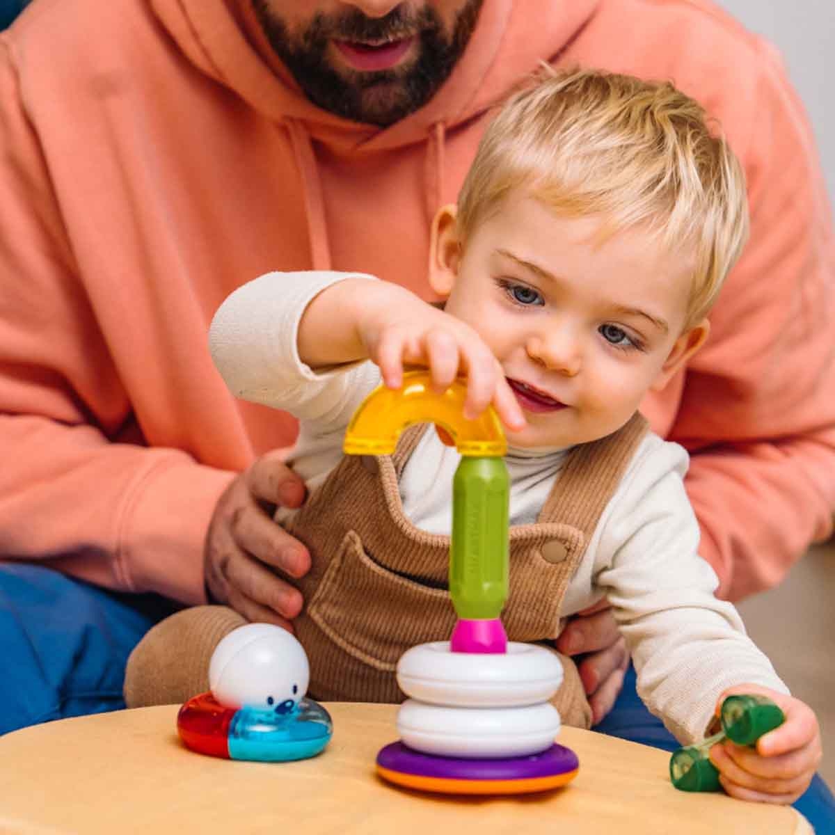 سمارت ماكس مجموعة الحلقات المتراكبة الأولى، للأطفال من عمر 0 إلى 2 سنة