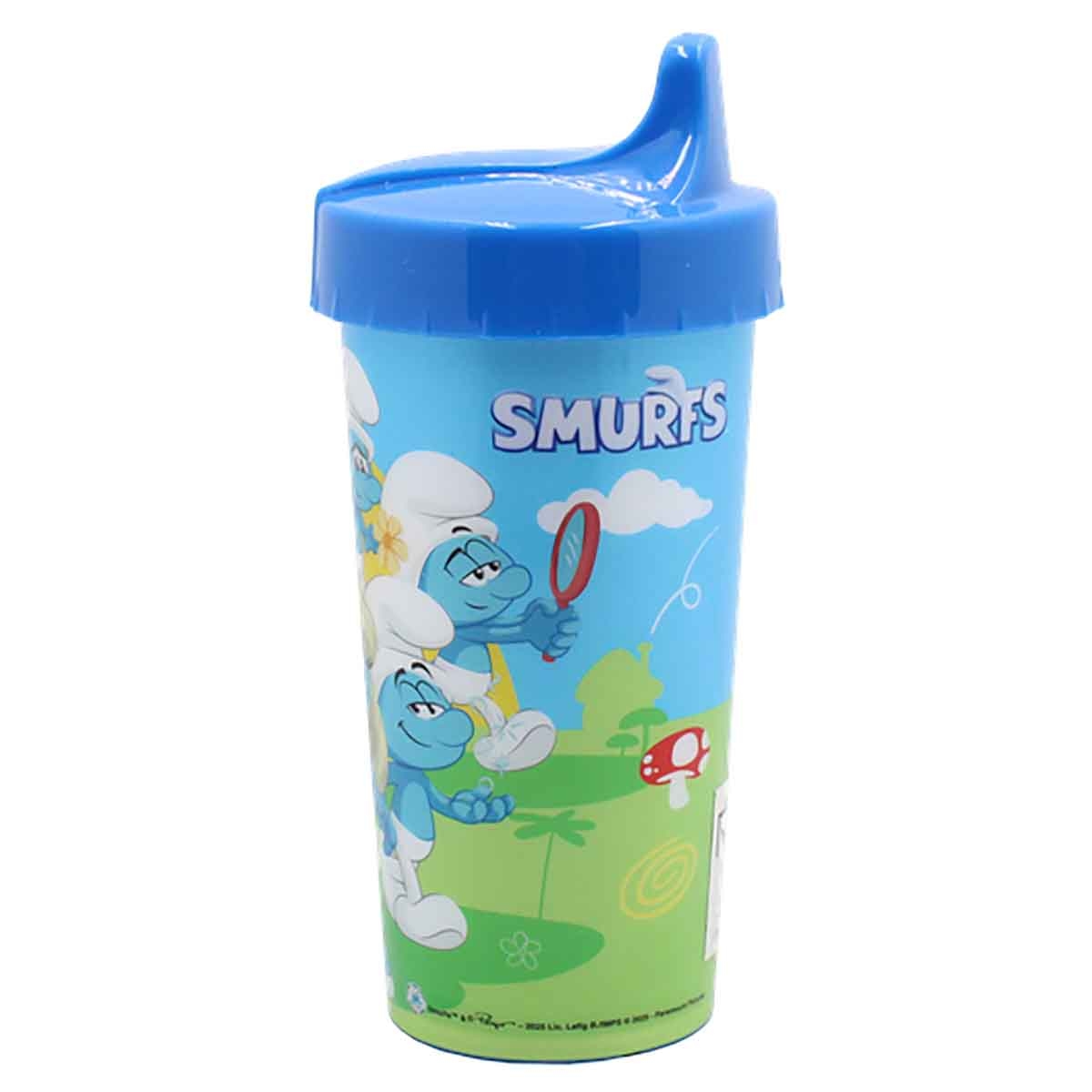 سمورفس كوب شرب سهل الاستخدام بتصميم كرتوني