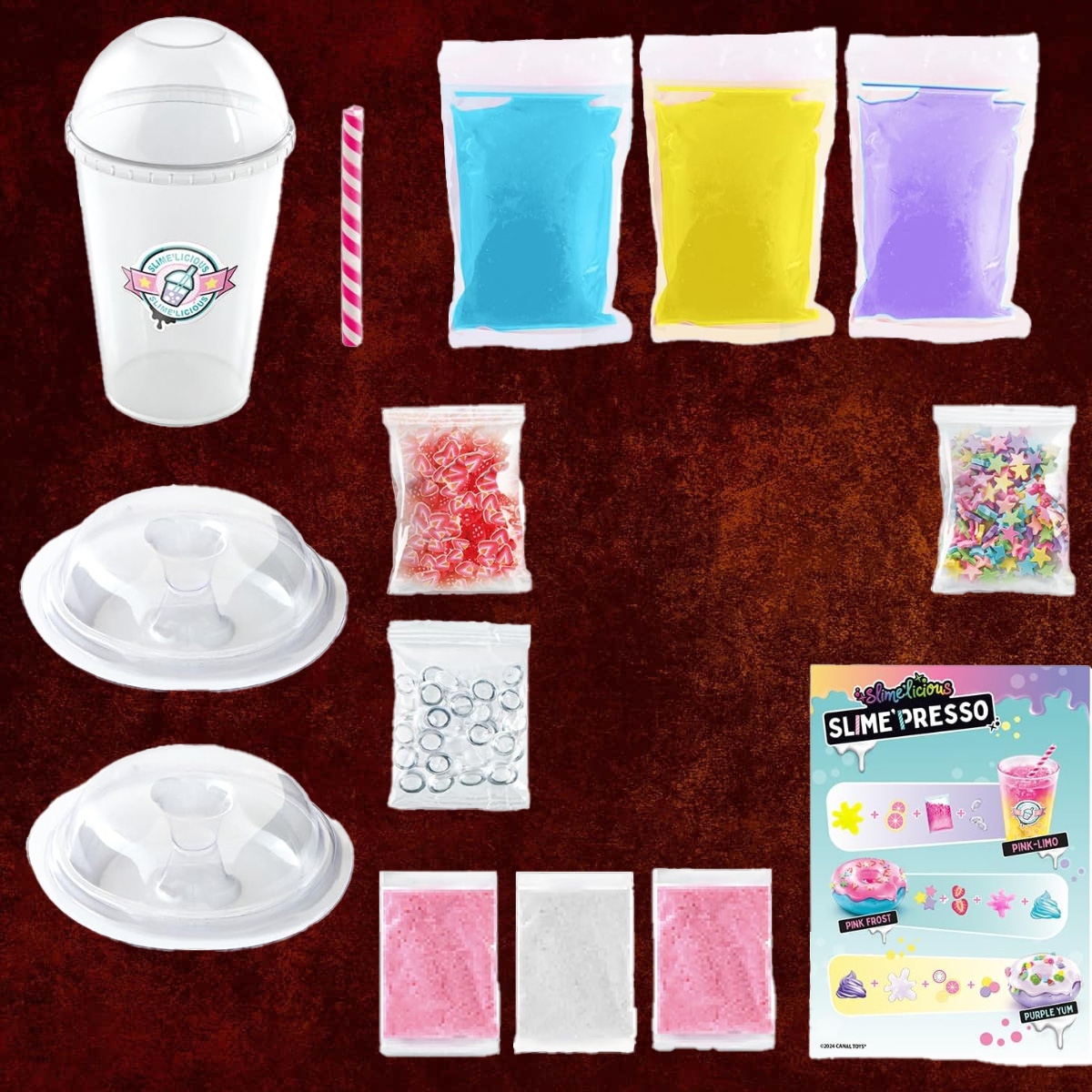 سو سلايم مجموعة صنع دونات سلايم بريسو للجنسين، 5-7 سنوات