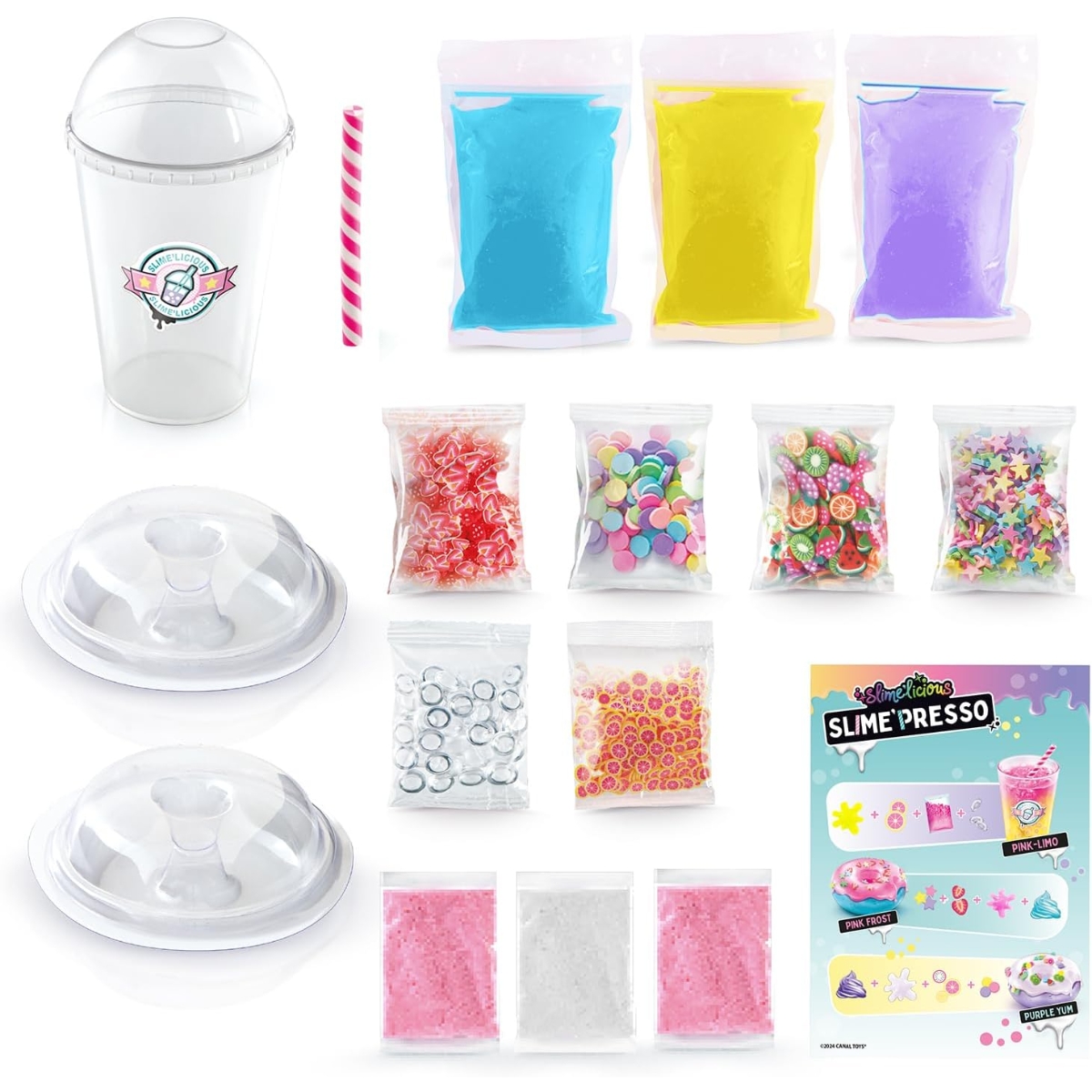 سو سلايم مجموعة صنع دونات سلايم بريسو للجنسين، 5-7 سنوات