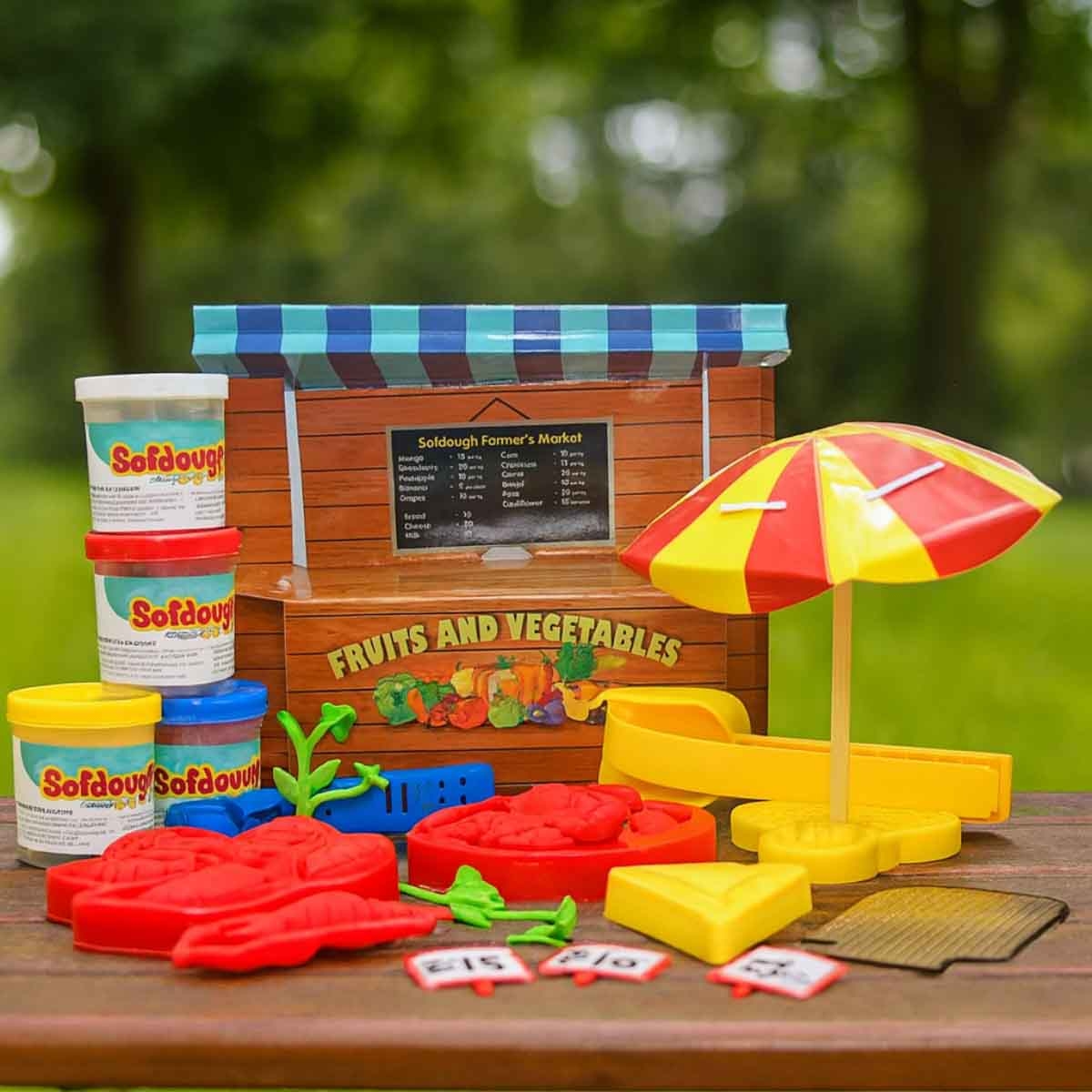 سوف دو مجموعة عجين سوق للأولاد والبنات عمر 3-4 سنوات