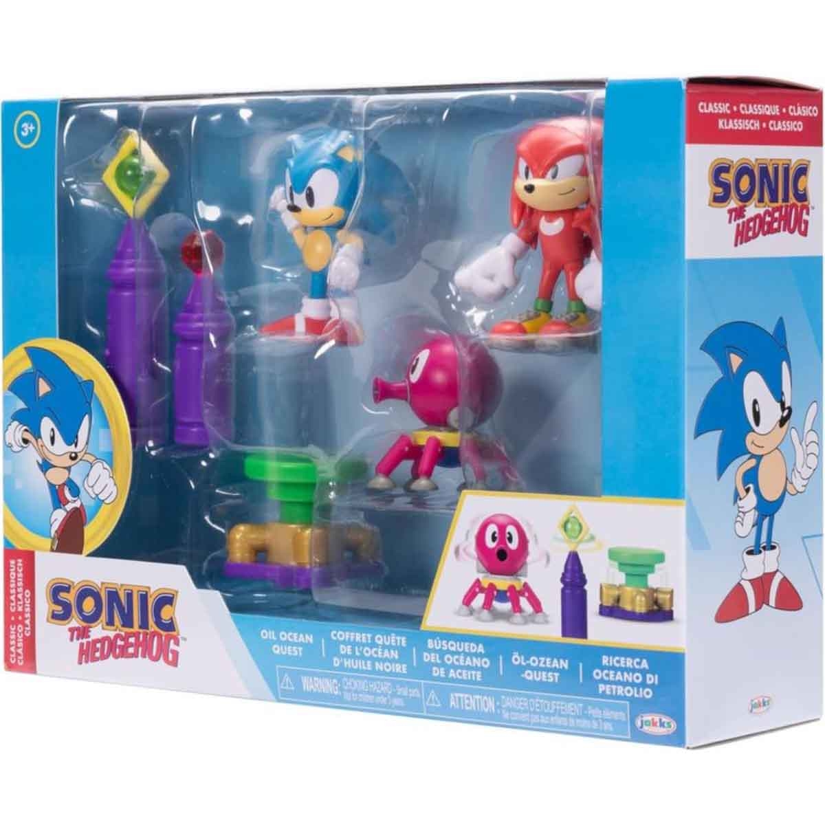 سونيك مجموعة لعب ديوراما اويل اوشن مقاس 2.5 انش للاطفال من عمر 3-4 سنوات