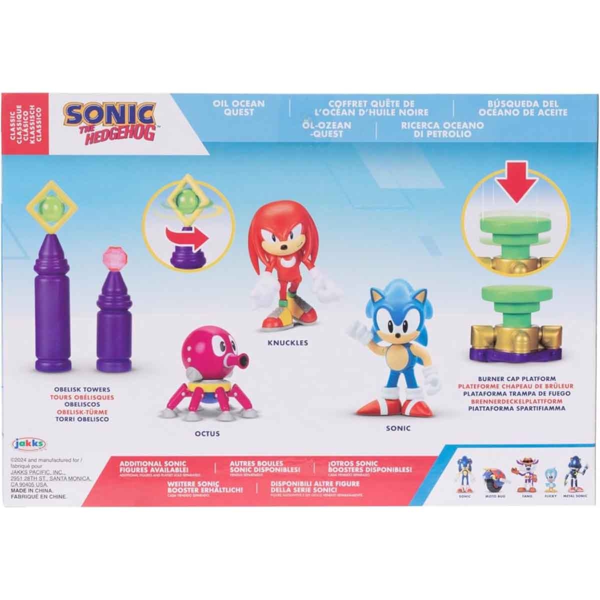 سونيك مجموعة لعب ديوراما اويل اوشن مقاس 2.5 انش للاطفال من عمر 3-4 سنوات