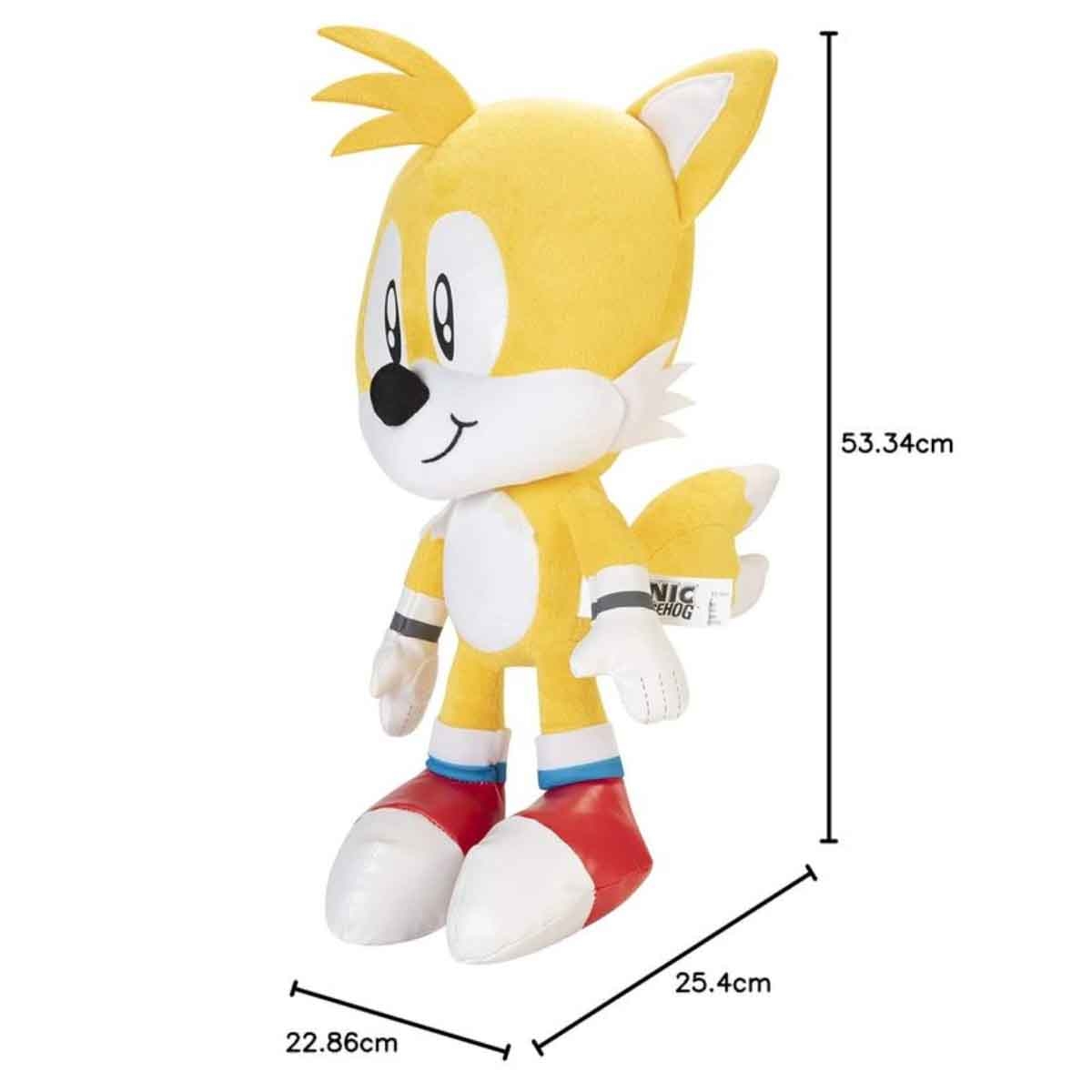 سونيك دمية محشوة جامبو تايلز مقاس 20 انش للاطفال من عمر 3-4 سنوات