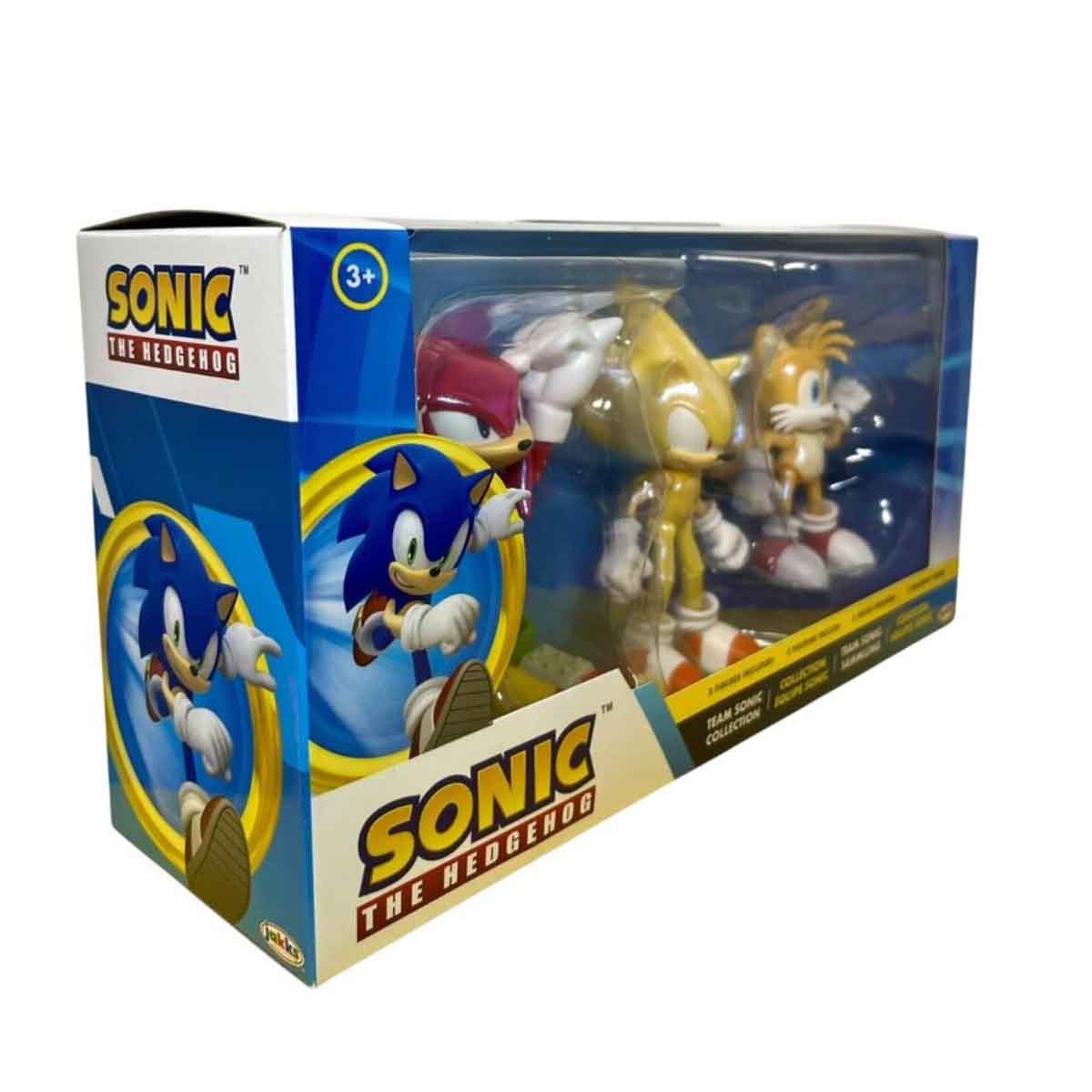 سونيك مجموعة مجسمات اكشن كلاسيك 4 هيدجهوج 3 قطع للاطفال من عمر 3-4 سنوات
