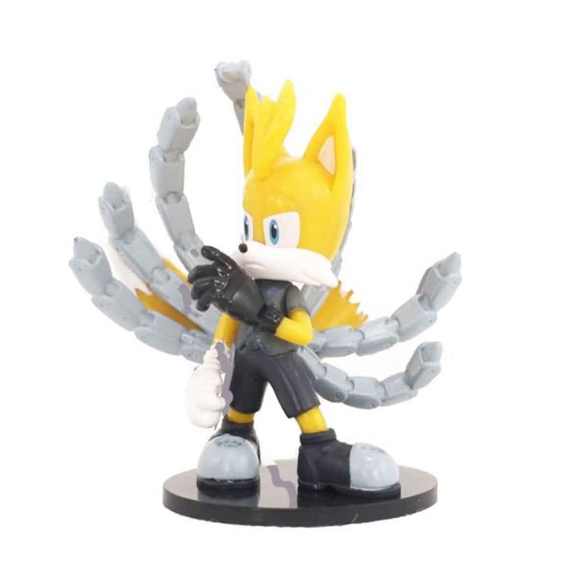سونيك طقم فيغر أكشن 3 إنش 4 قطع منوعة للجنسين، 3-4 سنوات