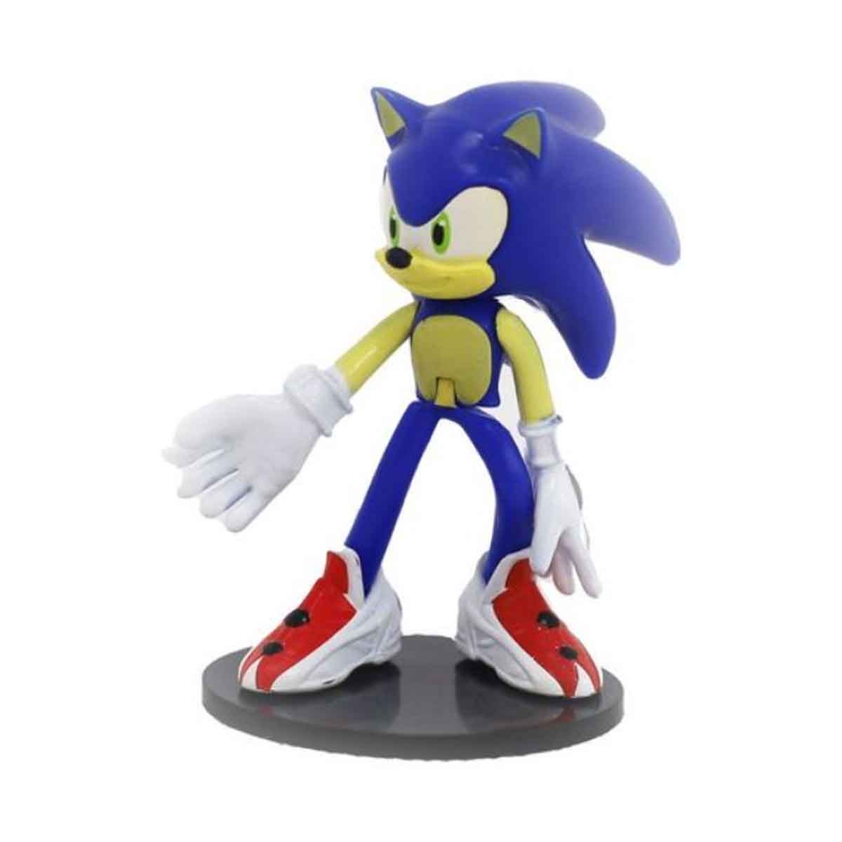 سونيك طقم فيغر أكشن 3 إنش 4 قطع منوعة للجنسين، 3-4 سنوات