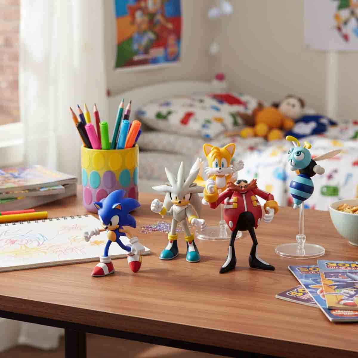 سونيك ذا هيدجهوج مجسم اكشن مقاس 5 انش ويف 14 متنوع للاطفال من عمر 3-4 سنوات