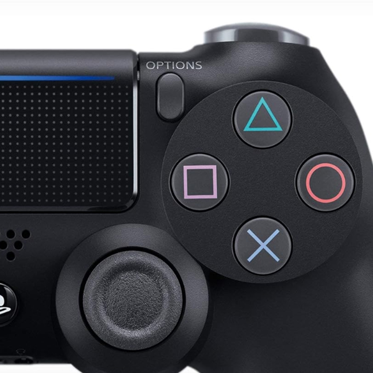 سوني وحدة تحكم لاسلكية دوال شوك 4 بلون أسود نفاث متوافقة مع بلايستيشن 4