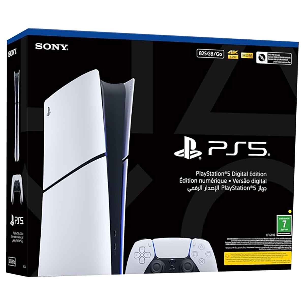 سوني بلاي ستيشن 5 سليم النسخة الرقمية السعودية 825 جيجابايت