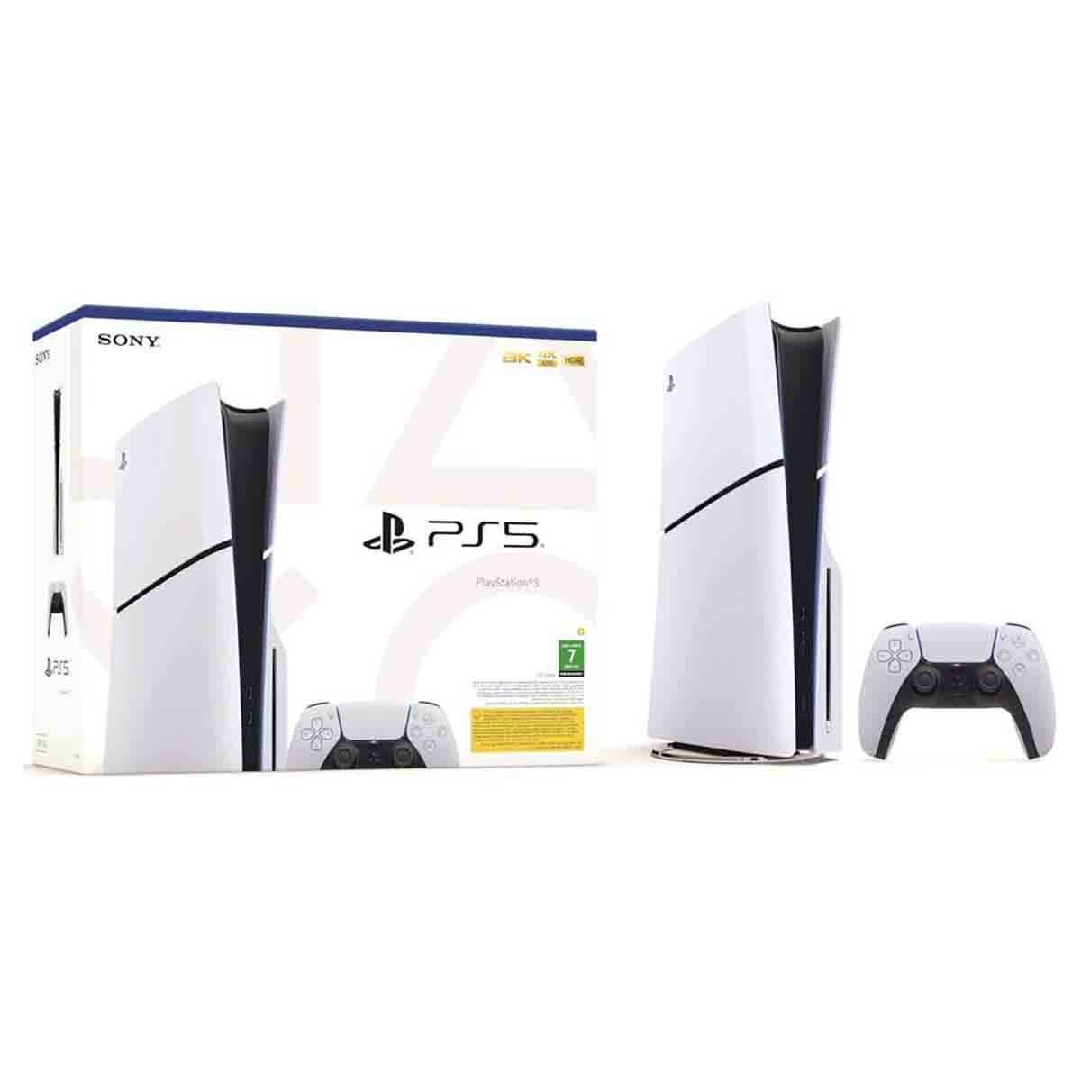 سوني بلايستيشن 5 سليم إصدار القرص مع وحدة تحكم أحمر إضافية + حزمة إف سي 25 نسخة السعودية