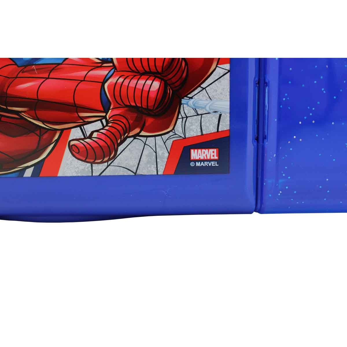 سبايدر مان صندوق غداء مارفل متين ومضاد للتسرب بقطعتين