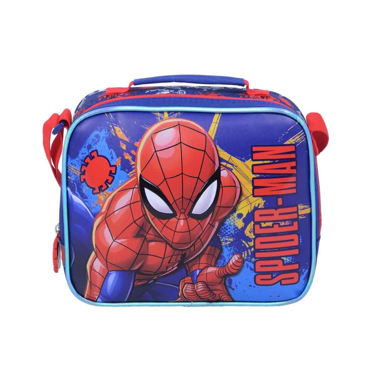 سبايدر مان حقيبة غداء مارفل سوبرهيرو معزولة