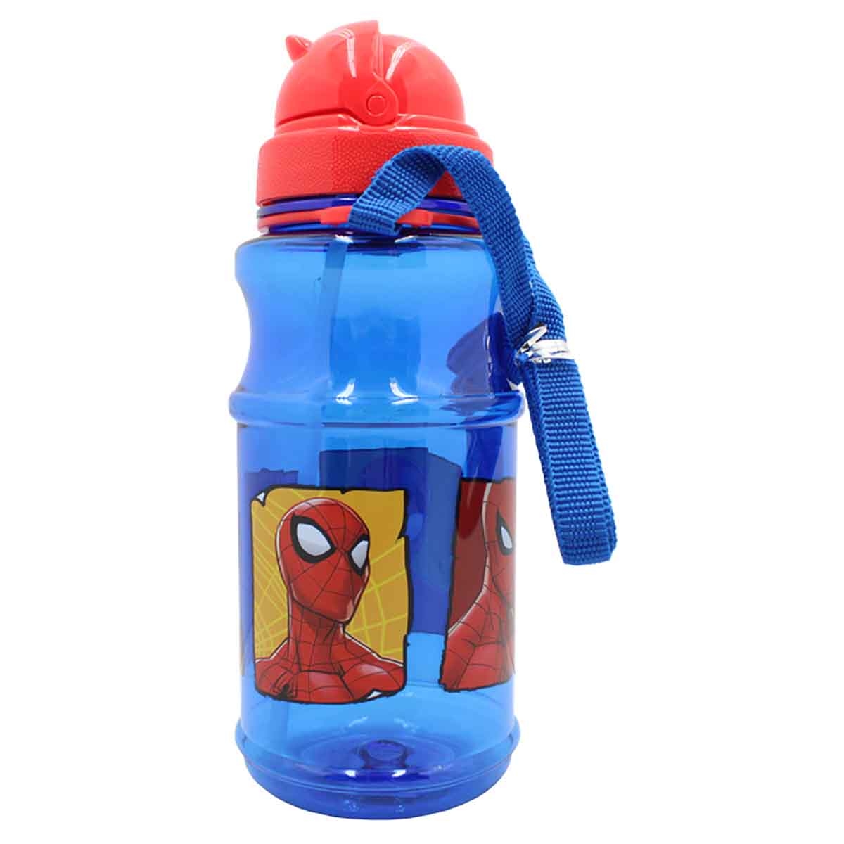 سبايدر مان زجاجة ماء شفافة مضادة للتسرب سعة 600 مل