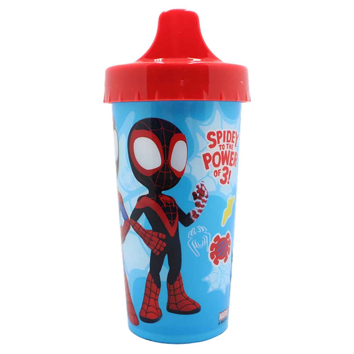 سبايدي آند هِز أمايزينغ فريندز كوب شرب مارفل مع غطاء وشفاطة