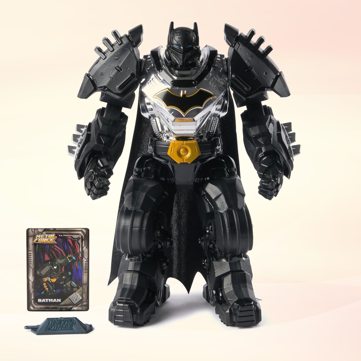 سبين ماستر مجسم حركة باتمان ميتال فورس XL 12 إنش دي سي كومكس للجنسين، 5-7 سنوات