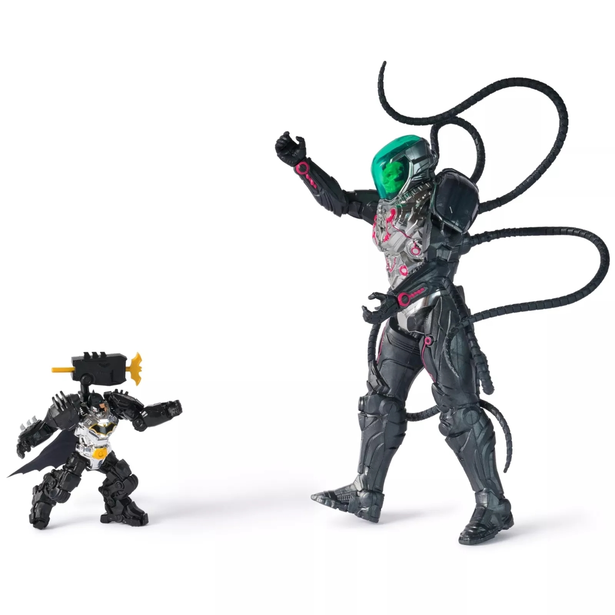 سبين ماستر مجموعة لعب معركة مجسمات حركة برينيك ضد باتمان ميتال فورس دي سي كومكس للجنسين، 5-7 سنوات