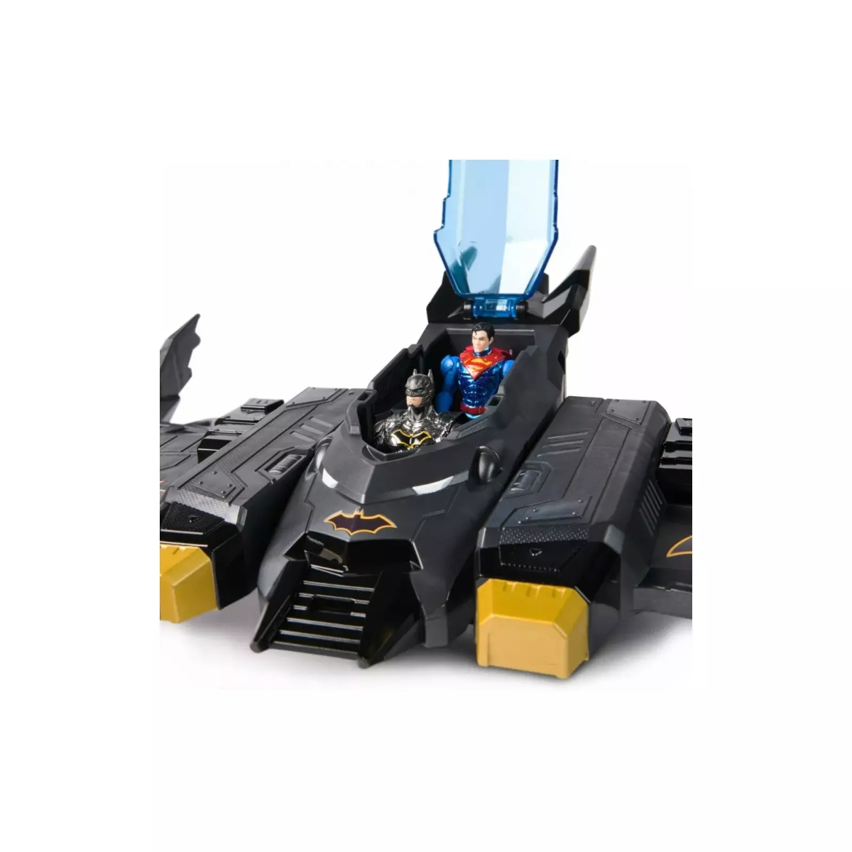 سبين ماستر مجموعة لعب بات وينج متحول 2 في 1 ميتال فورس دي سي كومكس للجنسين، 5-7 سنوات