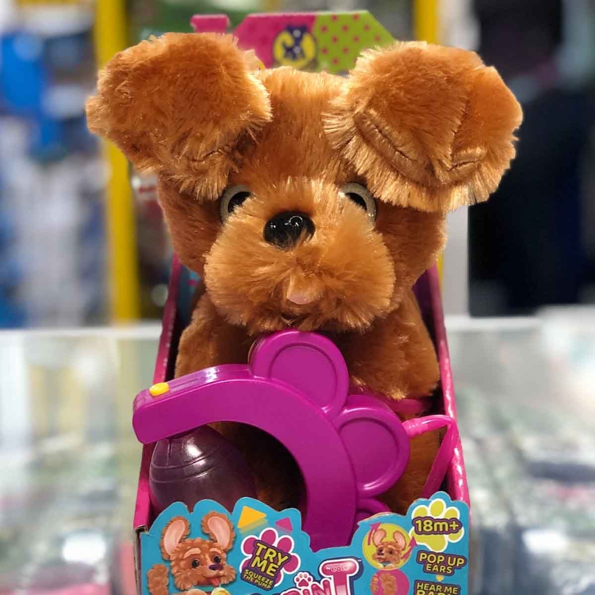 سبرنت دمية محشوة جرو غولدن دودل مع حبل سحب للأطفال من عمر 0-2 سنة