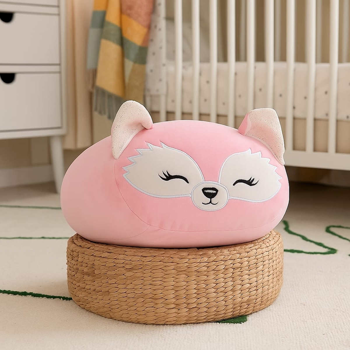 سكويشمالوز رهيانون الثعلب لعبة ناعمة محشوة بحجم 12 إنش للجنسين، 3-4 سنوات