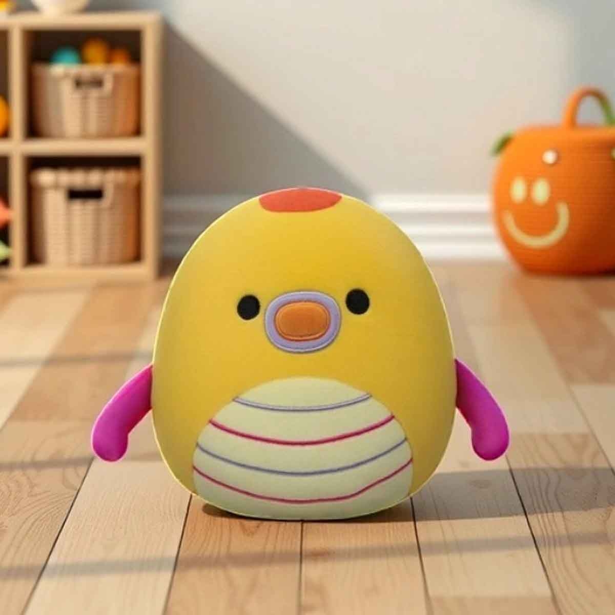 سكويشمالوز مجموعة 7.5 انش نعلمة الطائر الطنان مع 7.5 انش ليف تنين البحر لعبة محشوة للجنسين عمر 3-4 سنوات