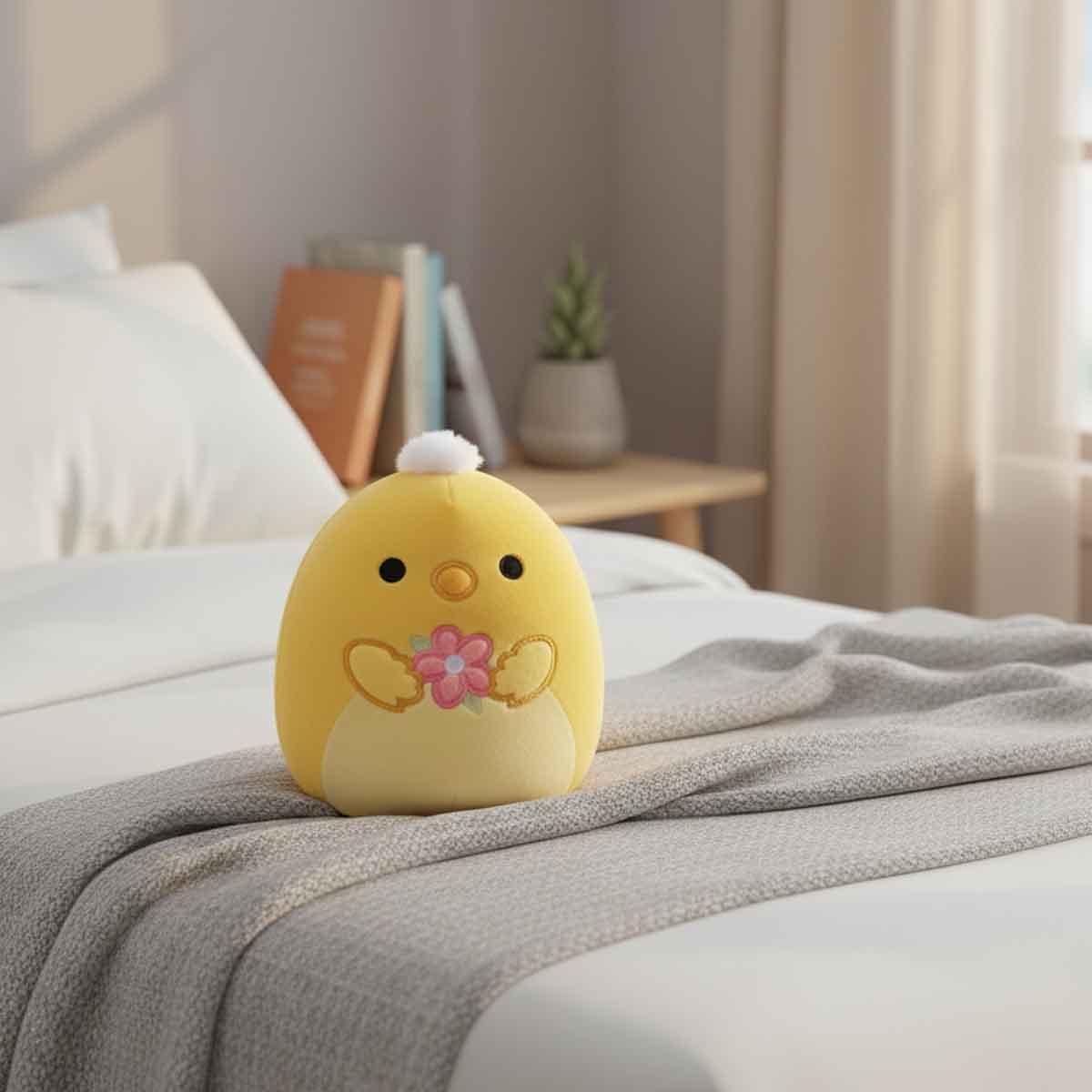 سكويشمالوز مجموعة 7.5 انش تريستون الكتكوت مع 5 انش تريستون الكتكوت لعبة محشوة للجنسين عمر 3-4 سنوات