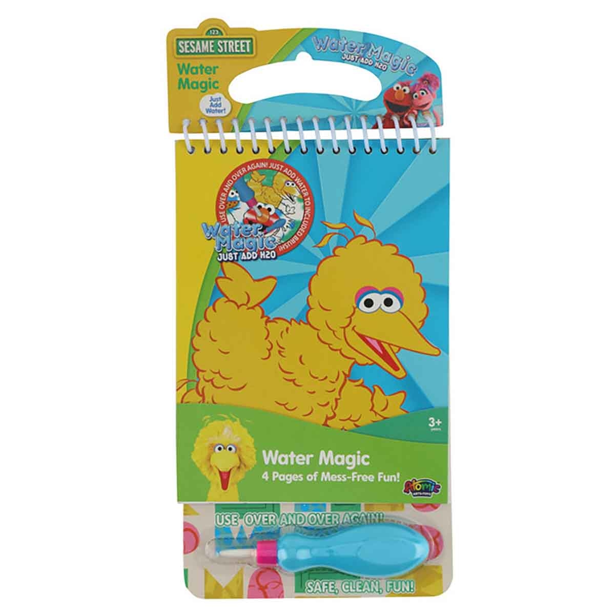 سيزام ستريت مجموعة تلوين سحرية بالماء بشخصية البط، للجنسين، للأعمار من 3 إلى 4 سنوات