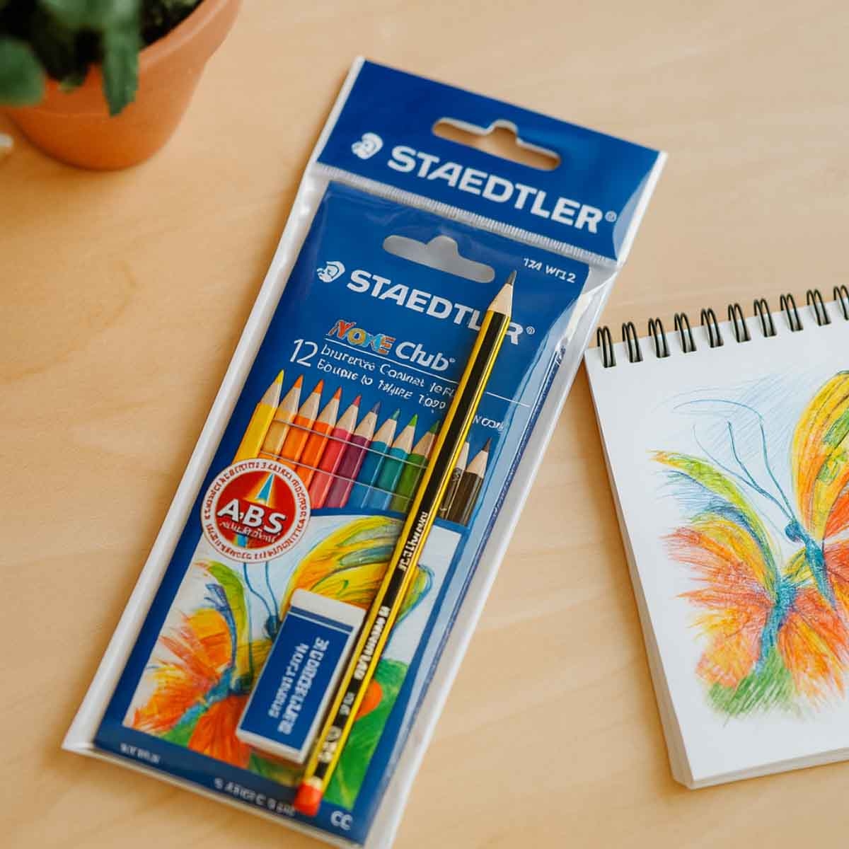 ستيدلر أقلام تلوين نوريس كلوب مع ممحاة (3-4 سنوات)
