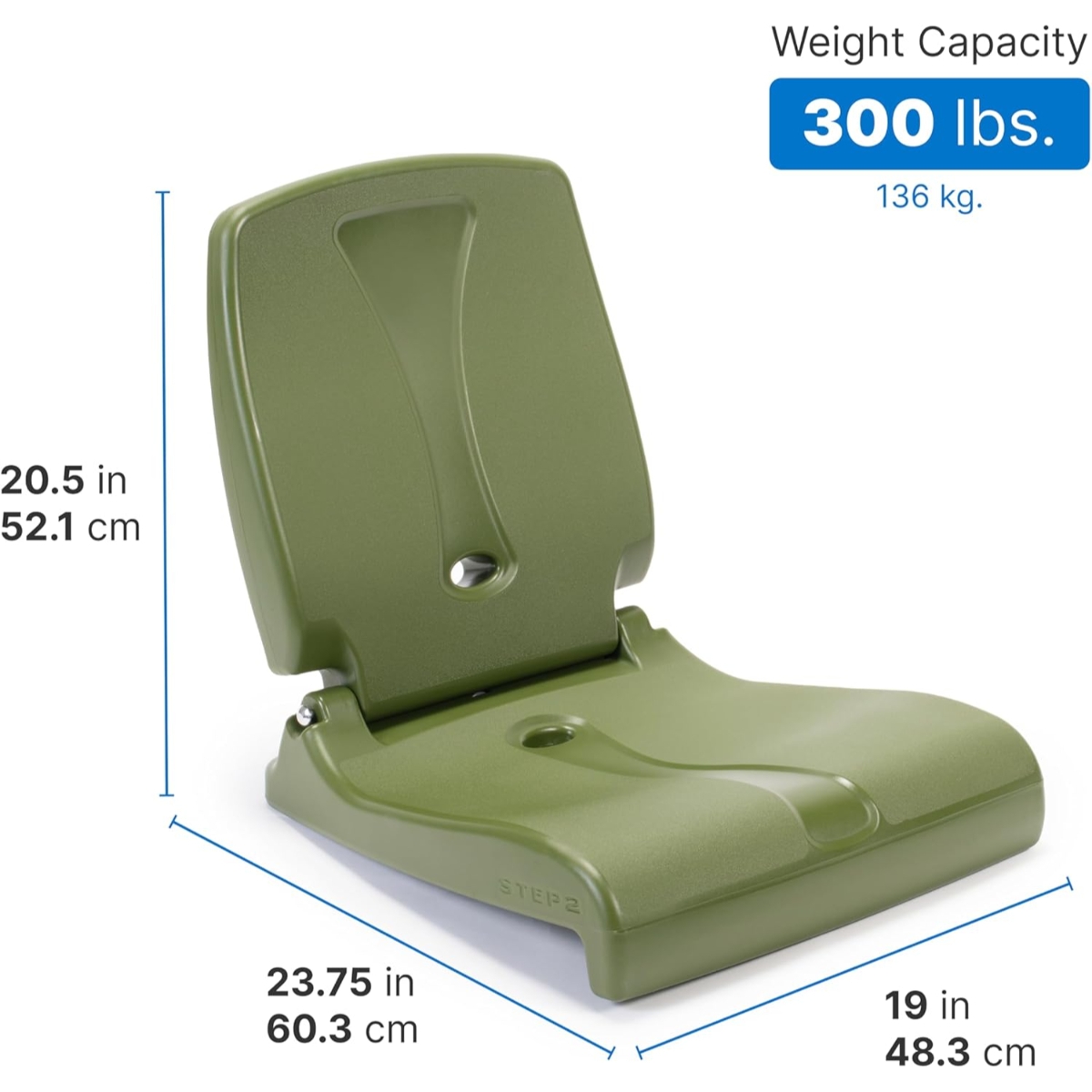 ستيب2 مقعد فليب قابل للطي بني للجنسين، +13 سنة