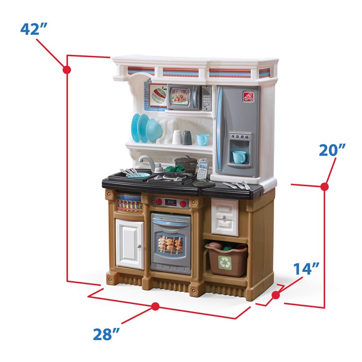 Step2 Lifestyle Custom Kitchen للجنسين، 3-4 سنوات