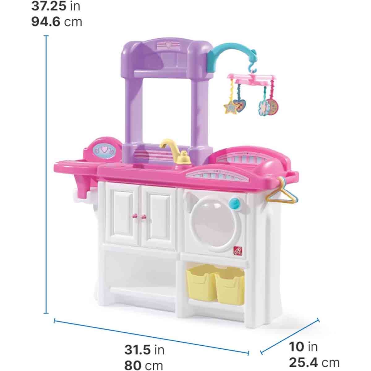 ستيب 2 مجموعة لعب حضانة لوف اند كير ديلوكس للبنات، 3-4 سنوات