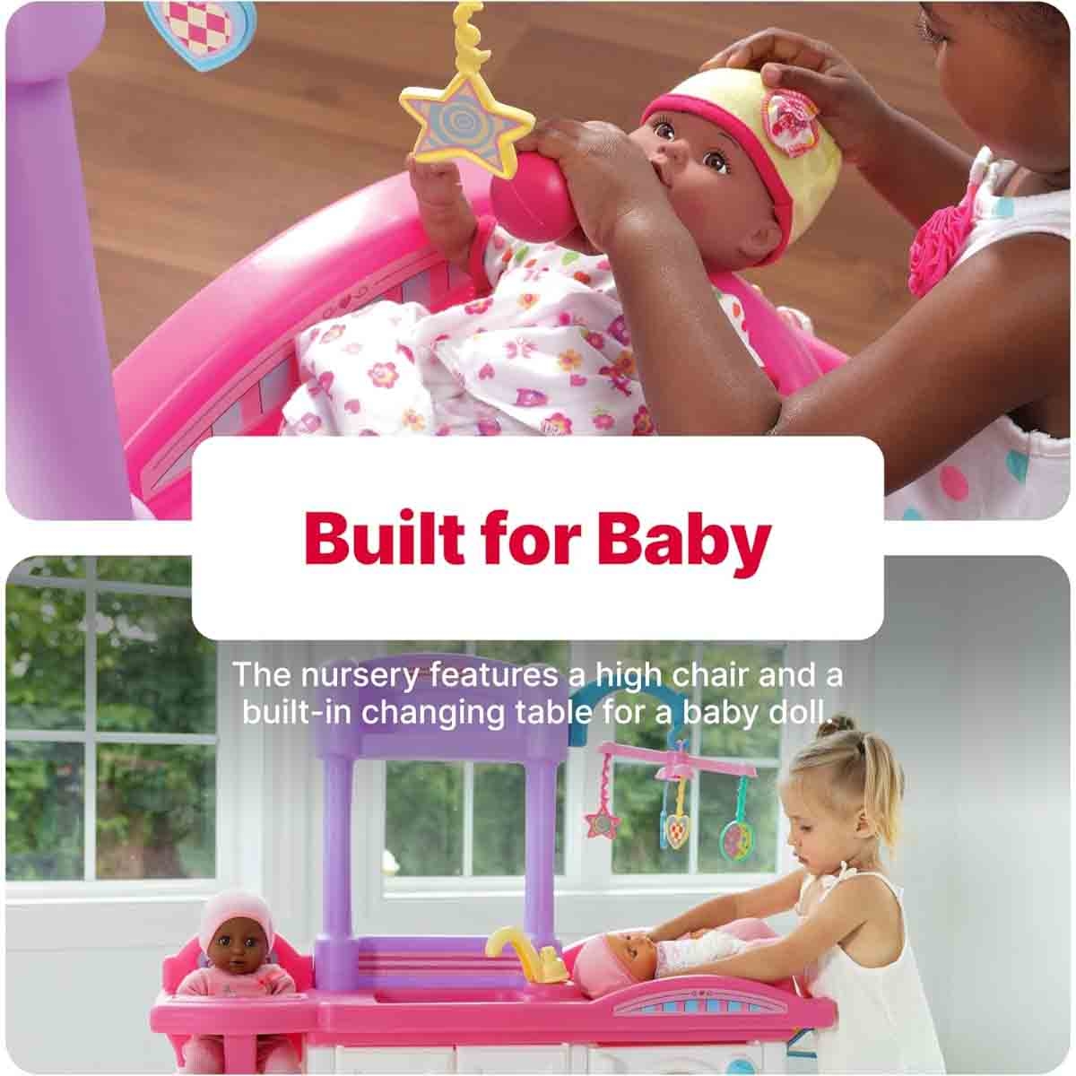 ستيب 2 مجموعة لعب حضانة لوف اند كير ديلوكس للبنات، 3-4 سنوات