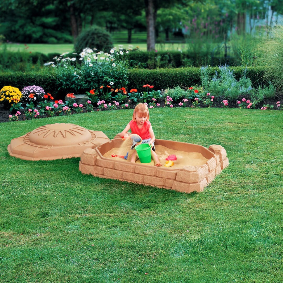 ستيب2 صندوق رمل بتصميم طبيعي 7220B4 للجنسين، 3-4 سنوات